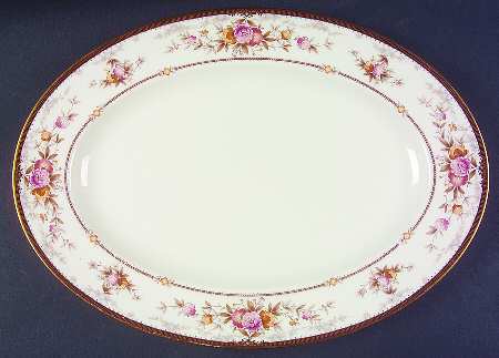 Brently 14" Oval Serving Platter