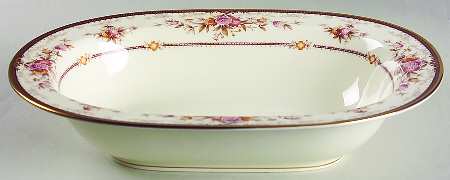Brently 10" Oval Vegetable Bowl