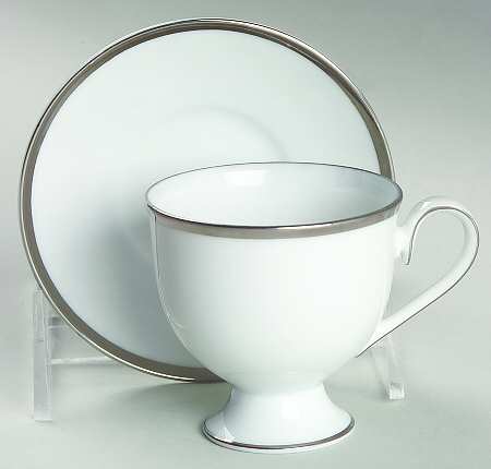 Brigette Footed Demitasse Cup & Saucer Set