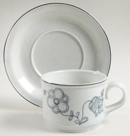 Bristol Flat Cup & Saucer Set