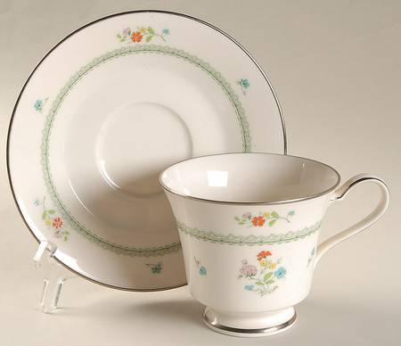 Brittany Footed Cup & Saucer Set