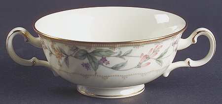 Brookhollow Footed Cream Soup Bowl