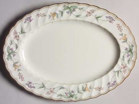 Brookhollow 12" Oval Serving Platter