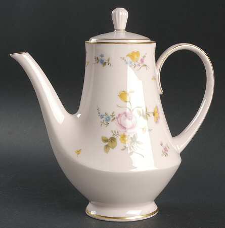 Bridal Rose Coffee Pot & Lid