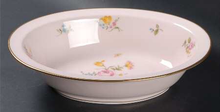 Bridal Rose 10" Oval Vegetable Bowl