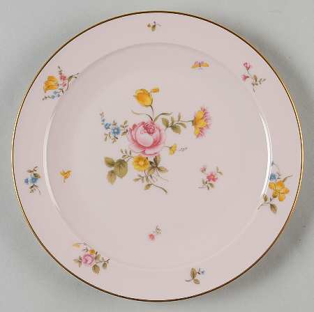 Bridal Rose Salad Plate