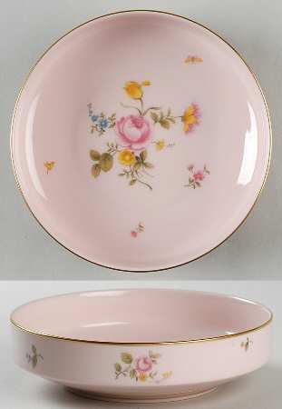 Bridal Rose Coupe Soup Bowl