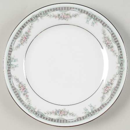 Bridal Ribbon Bread & Butter Plate