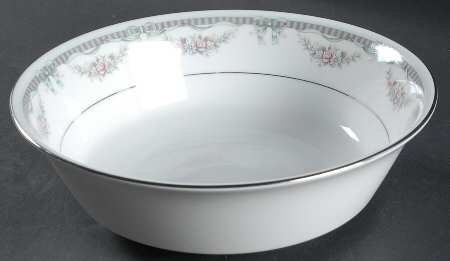 Bridal Ribbon 8" Round Vegetable Bowl