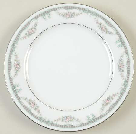 Bridal Ribbon Salad Plate