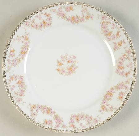 Bridal Rose Luncheon Plate