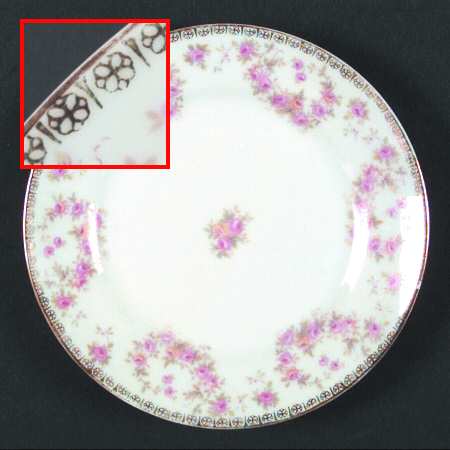 Bridal Rose Bread & Butter Plate