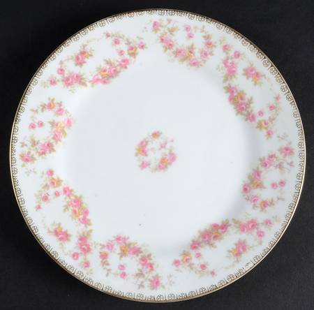 Bridal Rose Salad Plate