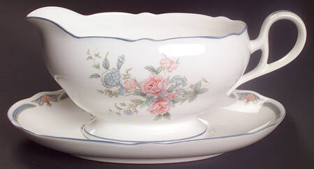 Brighton Springs Gravy Boat & Underplate (Relish/Butter)