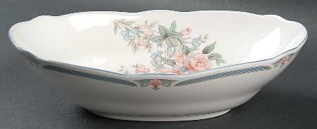 Brighton Springs 9" Oval Vegetable Bowl