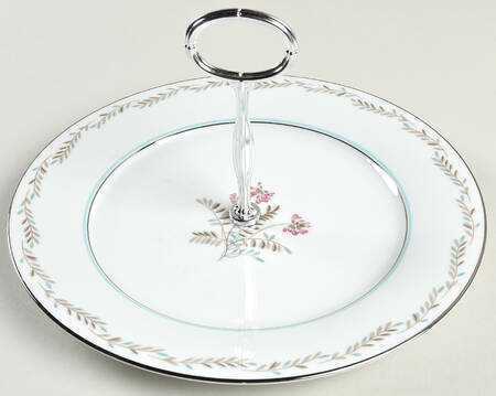 Bryce Round Serving Plate with Center Handle (Dp) Hc