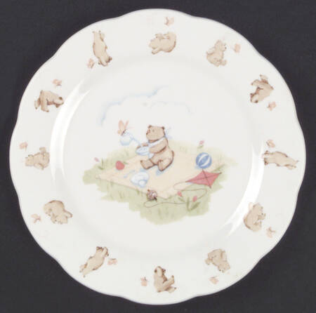 Busy Bear Child's Plate