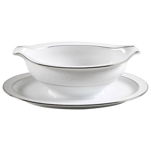 Gravy Boat with Attached Underplate