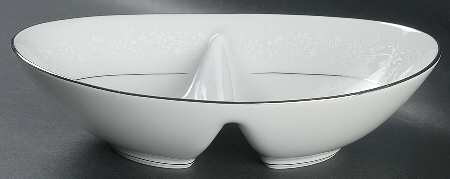 Buckingham 10" Oval Divided Vegetable Bowl