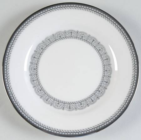 Burgundy Bread & Butter Plate