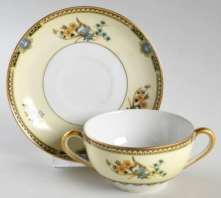Burma Flat Bouillon Cup & Saucer