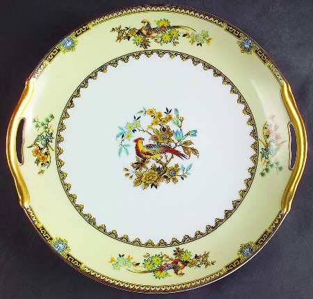 Burma Handled Cake Plate