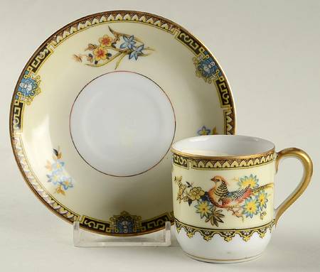 Burma Flat Demitasse Cup & Saucer Set
