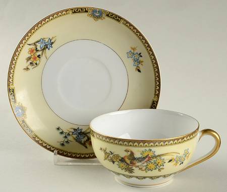 Burma Flat Cup & Saucer Set