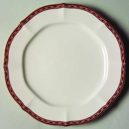 Burgundy Royale Salad Plate