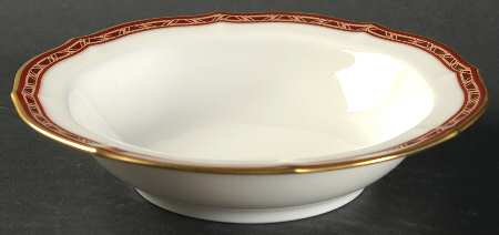Burgundy Royale Rim Fruit/Dessert (Sauce) Bowl
