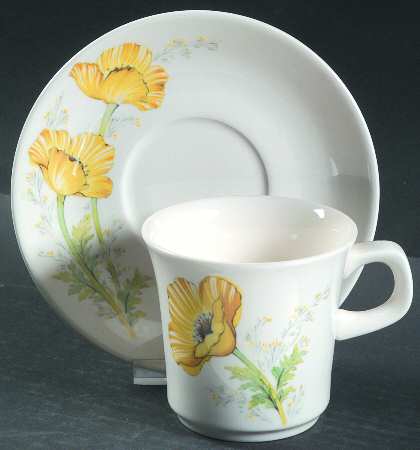 Buttercup Flat Cup & Saucer Set