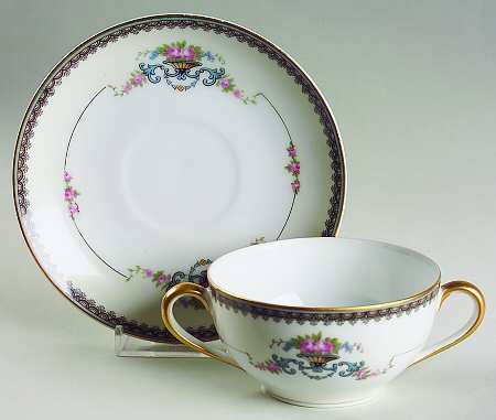 Calais Flat Bouillon Cup & Saucer