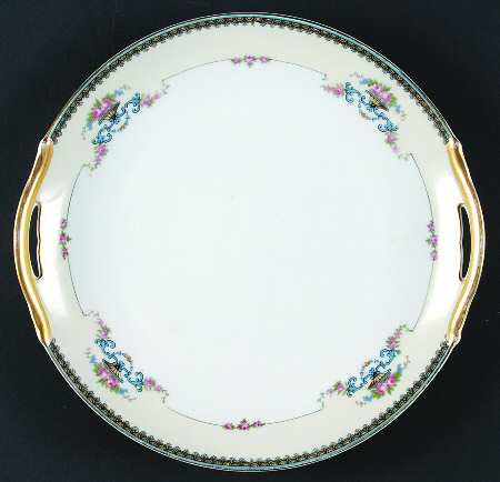 Calais Handled Cake Plate