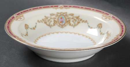 Cameo Rim Fruit/Dessert (Sauce) Bowl