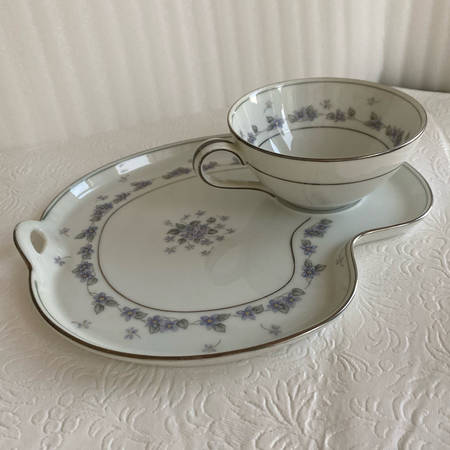 Camille Snack Plate & Cup Set
