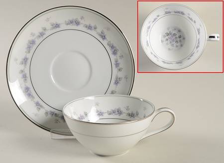 Camille Flat Cup & Saucer Set