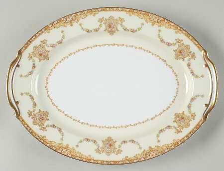 Camillia (3950 & NO #) 13" Oval Serving Platter