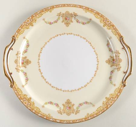Camillia (3950 & NO #) Square Handled Cake Plate