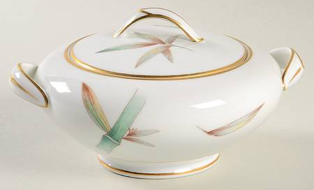 Canton Sugar Bowl & Lid