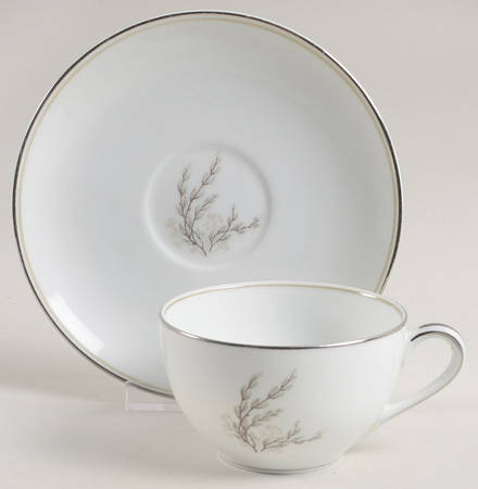 Candice Flat Cup & Saucer Set