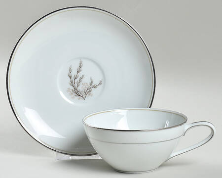 Candice Flat Cup & Saucer Set