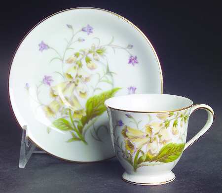 Canterbury Footed Demitasse Cup & Saucer Set