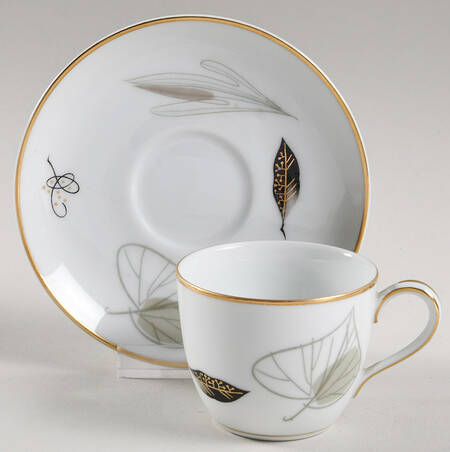 Capri Flat Demitasse Cup & Saucer Set