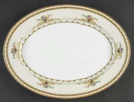 Carltonia 13" Oval Serving Platter