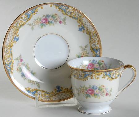 Carmela (95635 & No #) Footed Demitasse Cup & Saucer Set