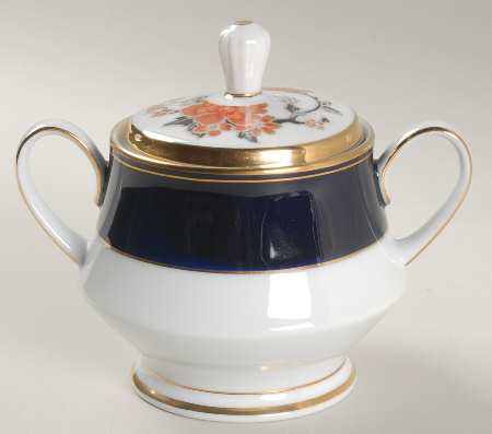 Carmine Sugar Bowl & Lid