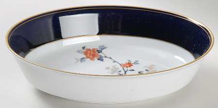 Carmine 9" Oval Vegetable Bowl