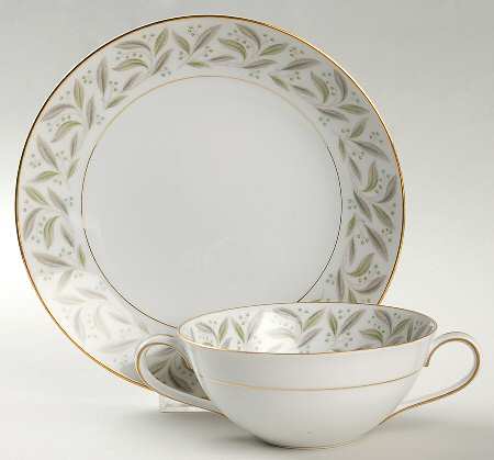 Carole Flat Cream Soup Bowl & Saucer Set