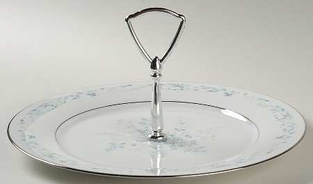 Carolyn Round Serving Plate with Handle (DP)