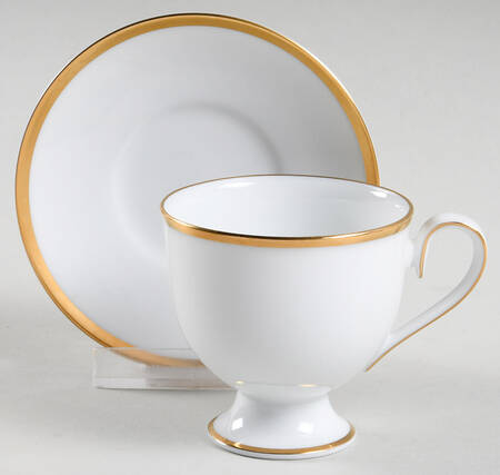 Carrie Footed Demitasse Cup & Saucer Set
